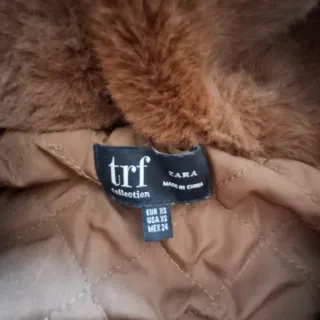 Chaqueta niña peluche con capucha