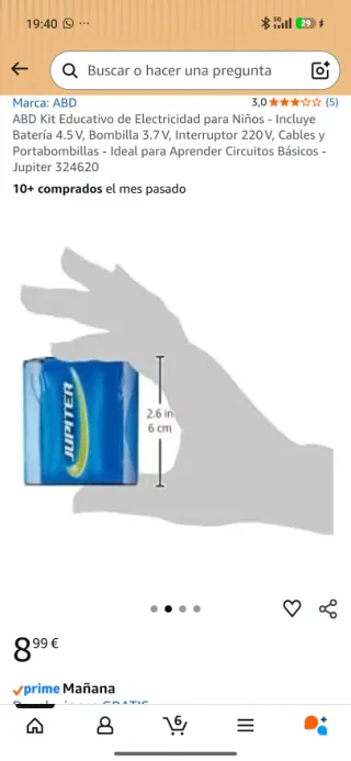 Kit Electricidad Niños ABD