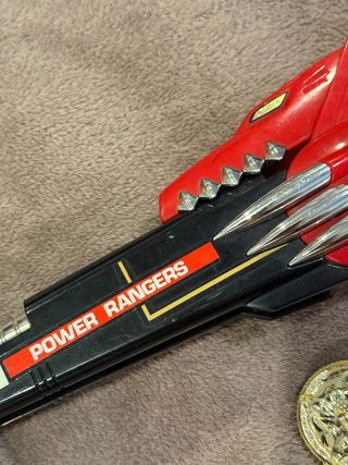 Power Rangers Morphin Power Gun + Monedas