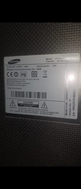 Smart TV Samsung Negra