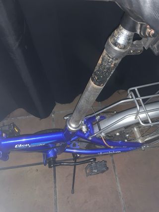 Bicicleta plegable Boomerang azul