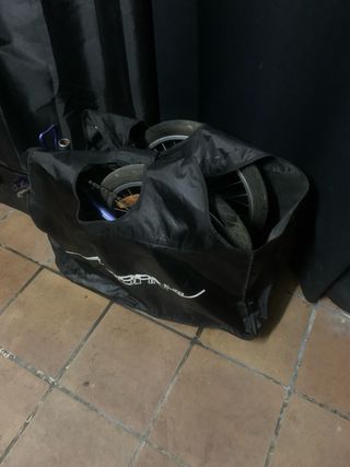 Bicicleta plegable Boomerang azul