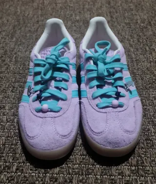 Adidas Gazelle Morado Turquesa