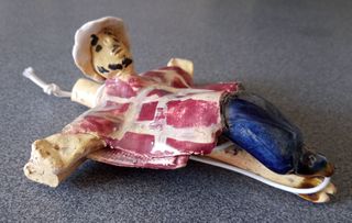 Figura pescador cerámica