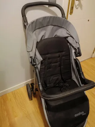 Silla de paseo Asalvo gris