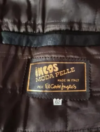 Chaqueta de cuero Forester Negra