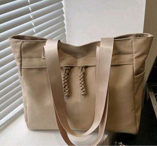Borsa a spalla beige