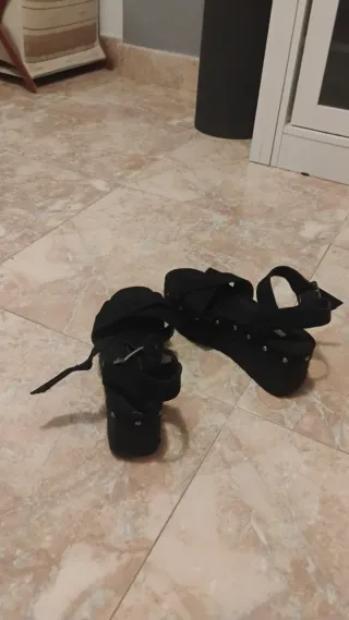 Sandalias Verano Boho Negras