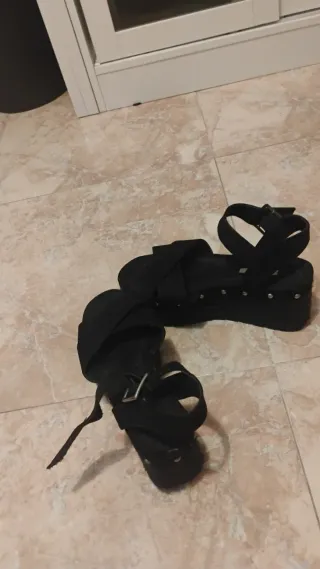 Sandalias Verano Boho Negras