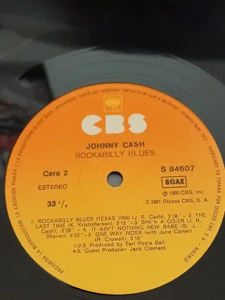 Johnny Cash Rockabilly Blues Vinilo