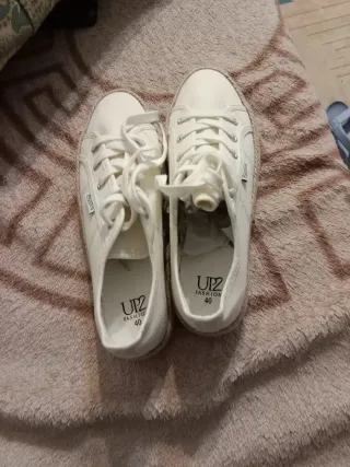 Bambas blancas mujer/niña talla 40