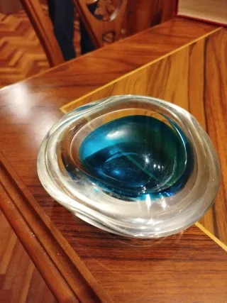 Cenicero Murano Azul
