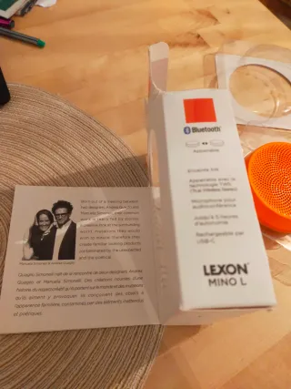 Altavoz Bluetooth Lexon Mino L Naranja