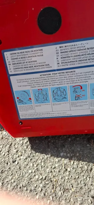 Catene da neve Citroen 9mm mai utilizzate