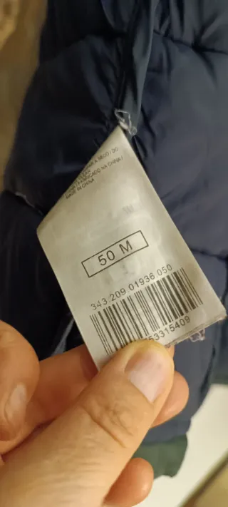 Chaqueta hombre plumífero acolchado