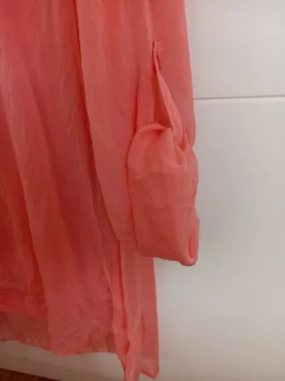 Confezione da 2 camicie color corallo
