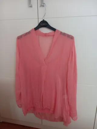 Confezione da 2 camicie color corallo