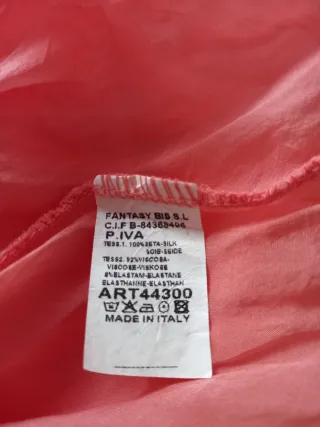 Confezione da 2 camicie color corallo