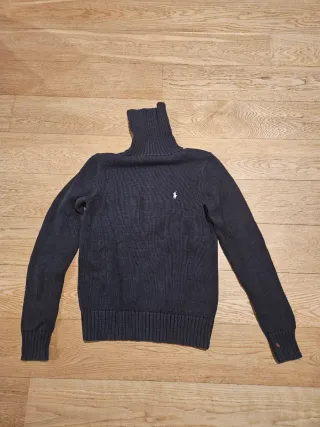 Jersey Polo Ralph Lauren cuello alto azul