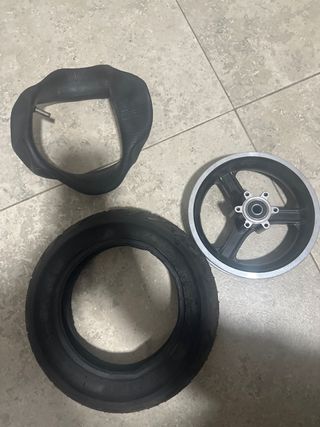 Piezas patinete eléctrico: Rueda, cámara y llanta