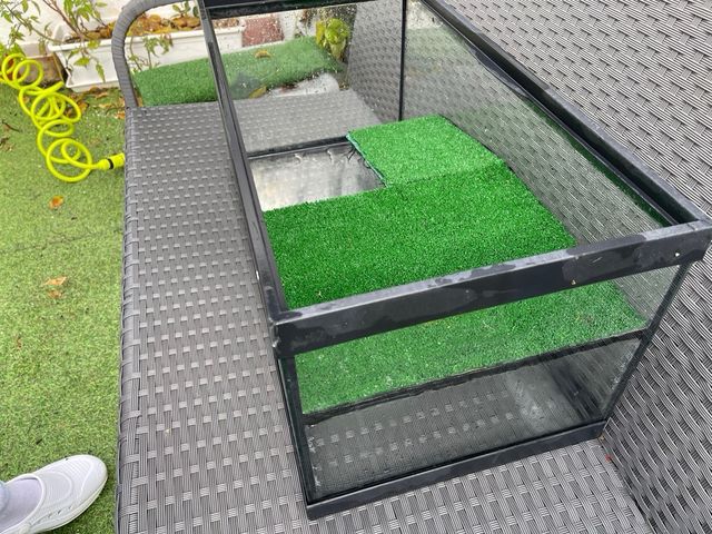 Acuario tortuga Tortuguera 60cm x 30 cm x 25 cm