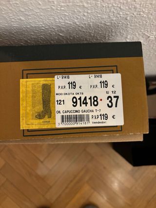 Botas Valverde del Camino Mujer Talla 37