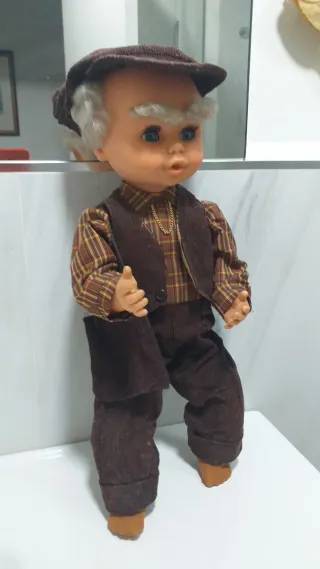 Muñeco Vintage Abuelo Corduroy