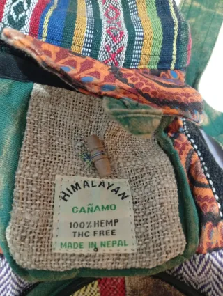 Bolso Mochila de Nepal artesanal