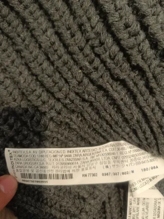 Jersey Zara Hombre Talla M
