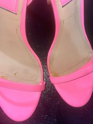 Tacones Rosas de Tira