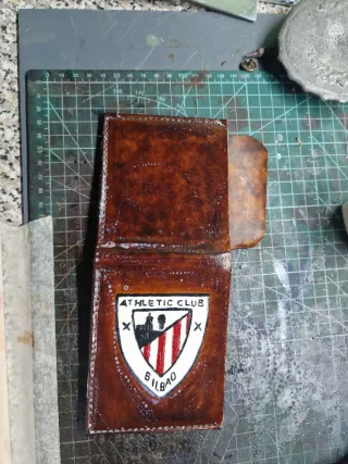 Cartera de cuero personalizada