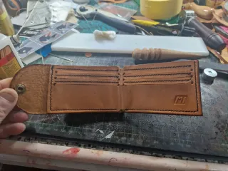 Cartera de cuero personalizada