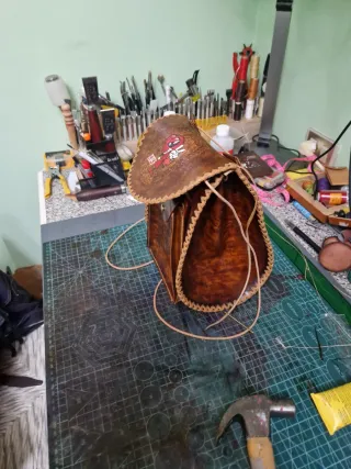 Cartera de cuero personalizada