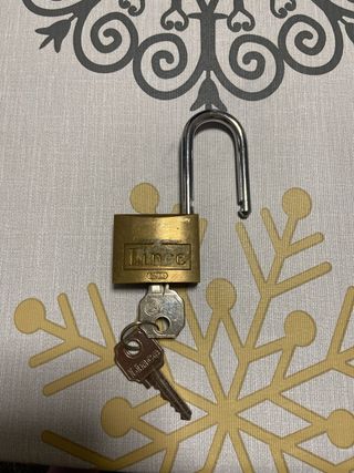 Candado Linse con 2 llaves