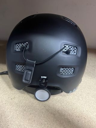 Casco Negro esqui de mujer