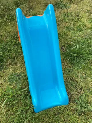 Tobogán infantil Feber azul y naranja