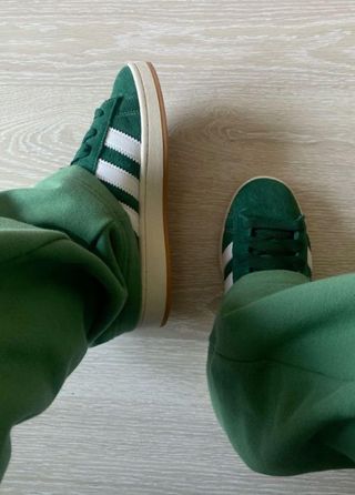 Zapatilla Adidas Campus Verde/Blanco ORIGINAL