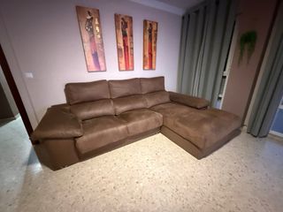 Sofá chaiselongue 3 plazas