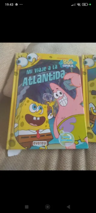 Loter libros Bob Esponja