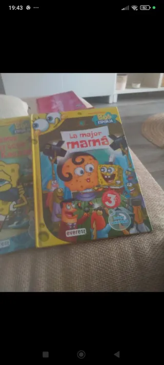 Loter libros Bob Esponja