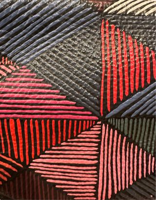 Bolsa Fossil Piel Multicolor