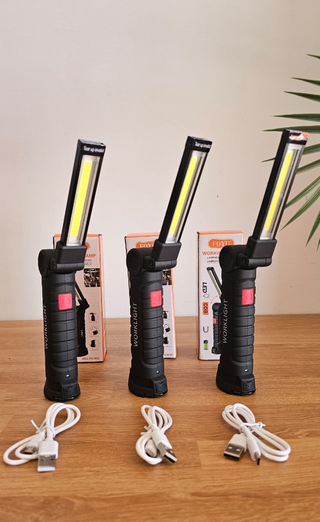 3 Lampade Lavoro LED Ricaricabili