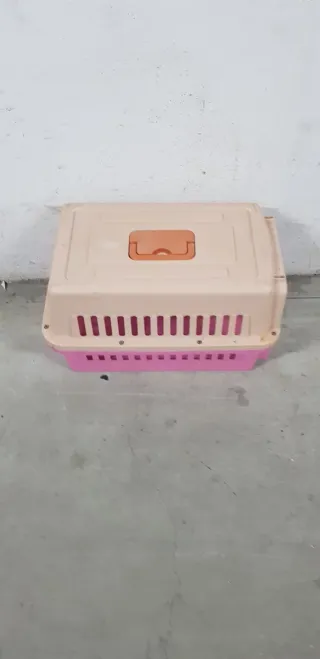 Transportín para perro  rosa