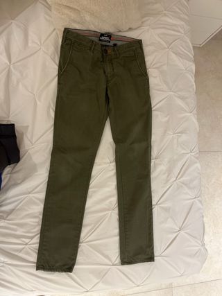 Pantalón Superdry Verde Militar Talla M