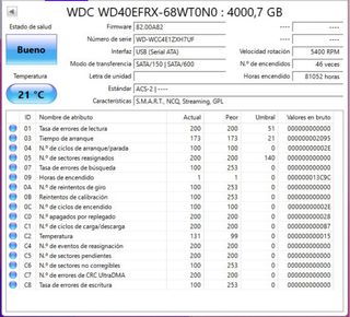 Disco Duro WD Red 4TB NAS