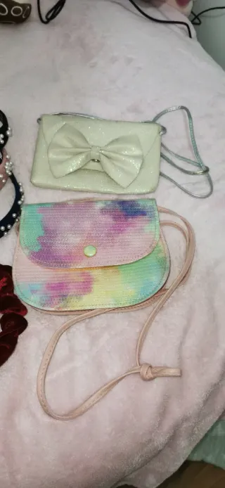 Lote complementos pelo y bolsos niña