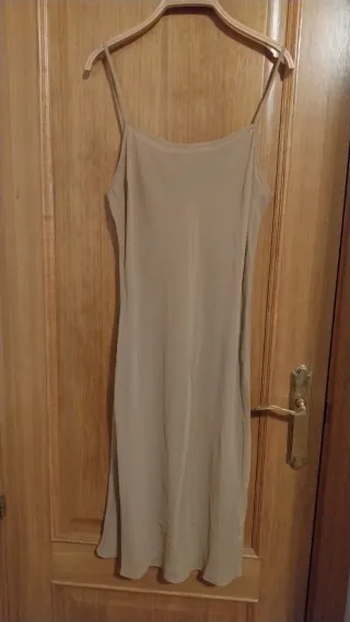 Vestido largo animal print