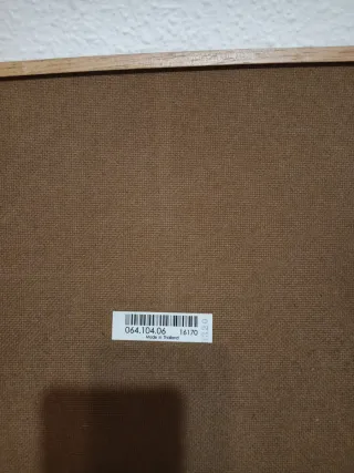 Bandeja grande ,de madera,maciza, con asas,38x58x6