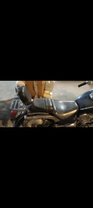 Moto Daelim Daestar 125 Azul/Plata tipo choper