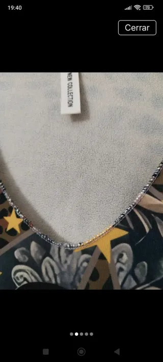 Camiseta Talla Única Multicolor